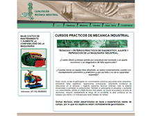 Tablet Screenshot of capacitacionmecanica.com.mx